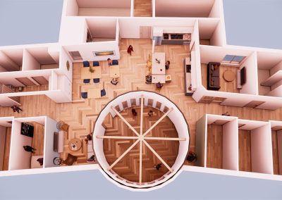 Kitchen floor plan b