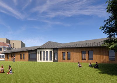 Marymound outside angled view