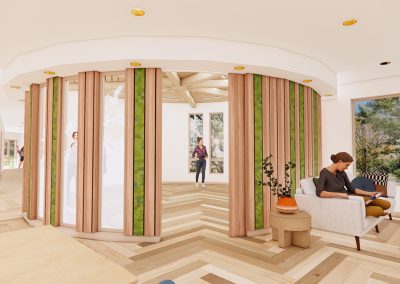 floor plan rendering of living space